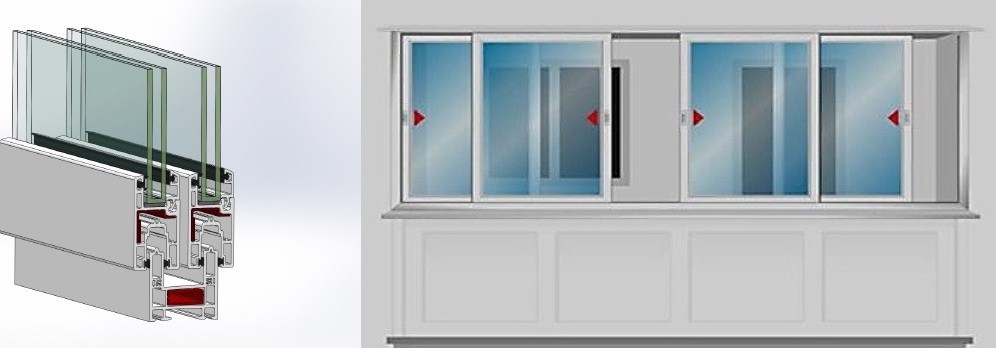 Как установить алюминиевые раздвижные окна?