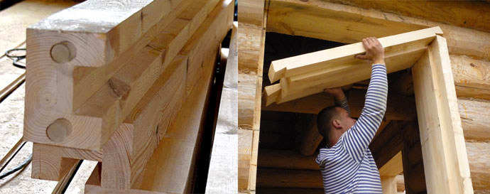 Окосячка своими руками в деревянном доме